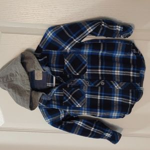 Original weatherproof flannel shirt with hood